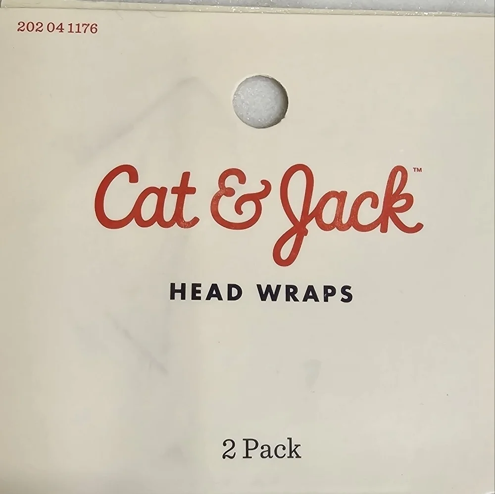 Cat & Jack Girls Head Wraps 2 Pack Floral/Pink